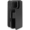 Decoded leren wallet case met afneembaar vak voor kaarten voor iPhone 16 Pro Max, MagSafe-compatibel, zwart