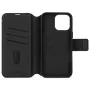 Decoded leren wallet case met afneembaar vak voor kaarten voor iPhone 16 Pro Max, MagSafe-compatibel, zwart