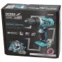 DEDRA DED7040 18V accu-slagboorschroevendraaier met 50 Nm koppel, 13 mm metaalboorhouder, LED-licht