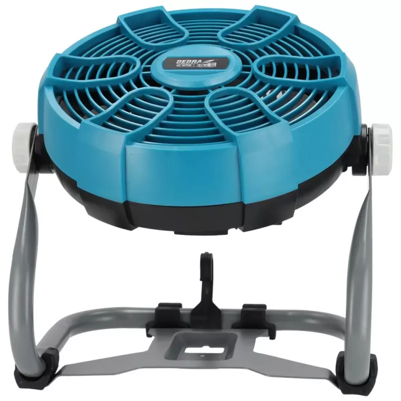 DEDRA DED7074 18V accuventilator 230mm 3 standen met ophanghaak en statiefhouder