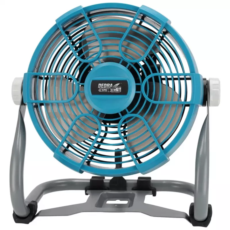 DEDRA DED7074 18V accuventilator 230mm 3 standen met ophanghaak en statiefhouder