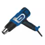 DEDRA Heteluchtpistool 2000W met 3-standige temperatuurinstelling, 4 mondstukken en plamuurmes