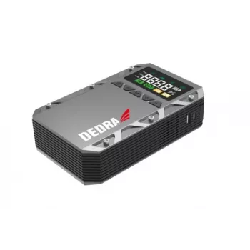 DEDRA startbooster powerbank 12000 mAh LCD met luchtcompressor