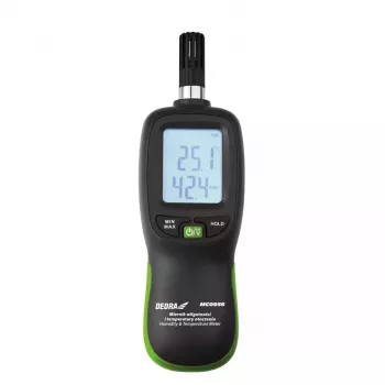DEDRA MC0956 geluidsniveaumeter – 30-130 dBA digitale decibelmeter met A/C-weging, achtergrondverlicht lcd, Data Hold, Max/Min, IEC 651 Type 2