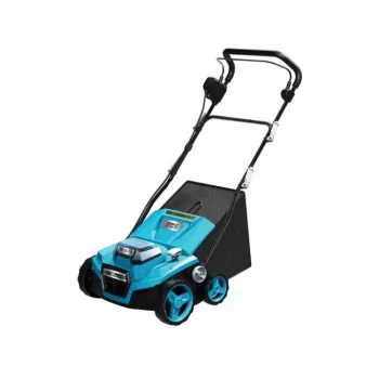 DEDRA Verticuteermachine / Borstelloze Aerator 2x18V 380mm 45L