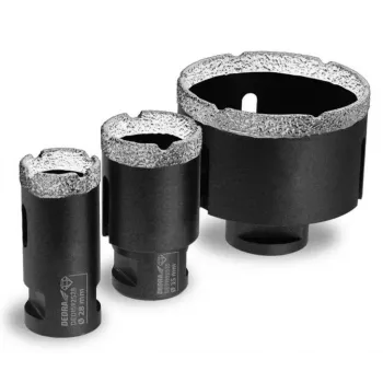 DEDRA set diamantboren vacuümgesoldeerd 28, 35, 68 mm 3 stuks