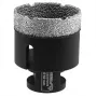 DEDRA VACUUMGESOLDEERDE DIAMANTKROONBOOR M14 50MM VOOR DROOG SNIJDEN VAN TEGELS, PORSELEIN, GRANIET