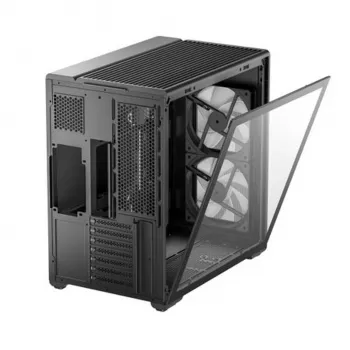 Deepcool CG590 MESH 2F Mid Tower Behuizing - Zwart, Tempered Glass, 2x120mm ventilatoren