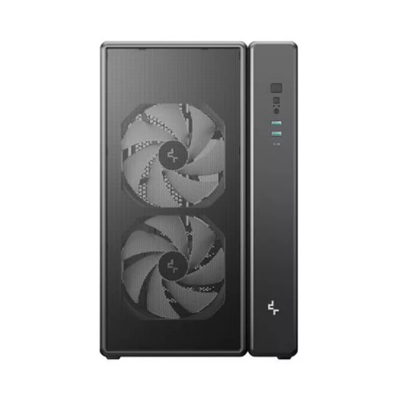 Deepcool CG590 MESH 2F Mid Tower Behuizing - Zwart, Tempered Glass, 2x120mm ventilatoren