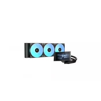 Deepcool LT360 VISION ARGB 360mm vloeistofkoeler, zwart, ARGB, Intel & AMD, 3x120mm PWM-ventilatoren