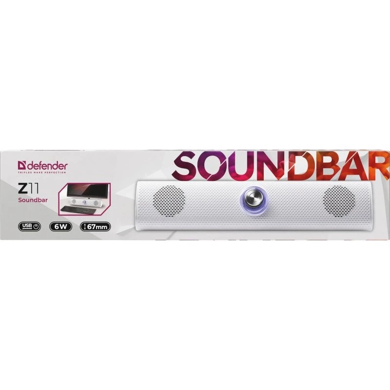 defender SOUNDBAR Z11 6W LED witte soundbar
