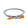 DEHN ASL DSH ZP SMG APL verbindingsleiding, 2-polig, 750 mm, 1 mm², blauw/zwart