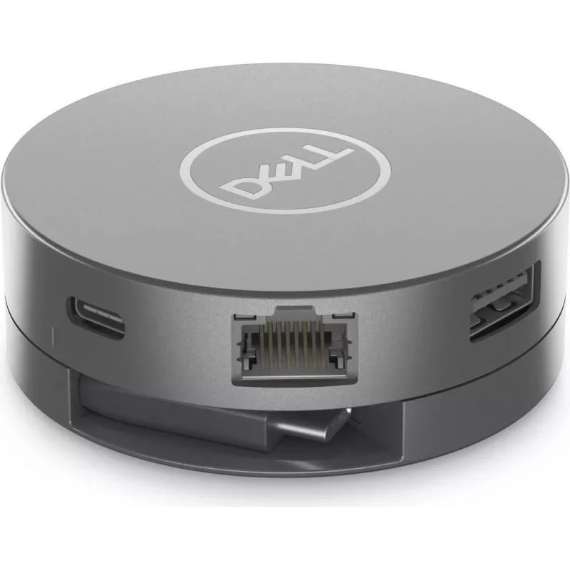 Dell 6-in-1 USB-C multiport-adapter DA305Z - HDMI, DisplayPort, VGA, USB-A, USB-C PD, Gigabit Ethernet