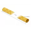 Delock 19605 warmtekrimpkous, X-patroon antislip, 1 m x 40 mm, geel