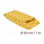 Delock 19605 warmtekrimpkous, X-patroon antislip, 1 m x 40 mm, geel