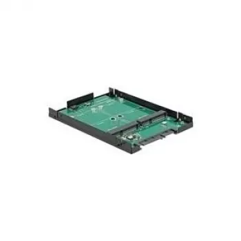 Delock 2,5 inch SATA 22 pin naar 2 x mSATA RAID converter-behuizing 62594