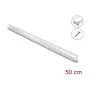 Delock 22072 flexibele kabelgoot, zelfklevend en schroefbaar, 25 x 26 mm, 50 cm, grijs
