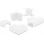 Delock 22093 kabelgoot-verbindingsset voor 30 x 14 mm goten, wit, 5 stuks