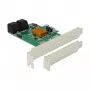 DeLOCK 4 poorts SATA 6Gb/s PCIe 2.0 x1 controllerkaart met Marvell 88SE9215