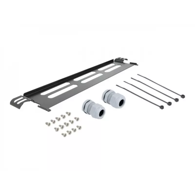 Delock 43350 19 inch 1U glasvezel lasdoos, 96 vezels, zwart