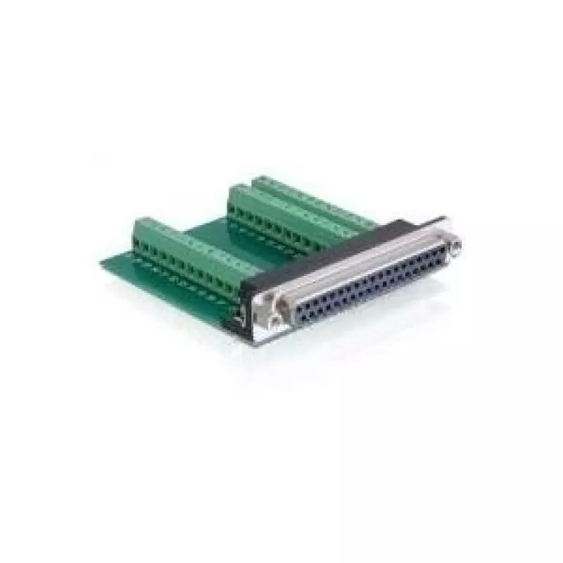 Delock adapter D-Sub 37 pin bus naar klemmenblok 65319