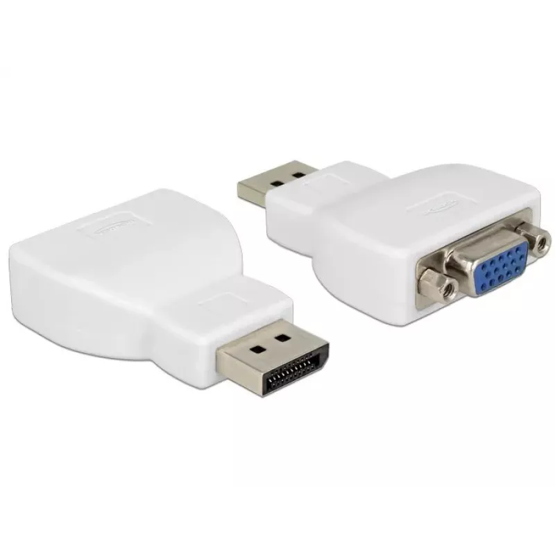 DELOCK Adapter DisplayPort 1.1 Male to VGA Female wit