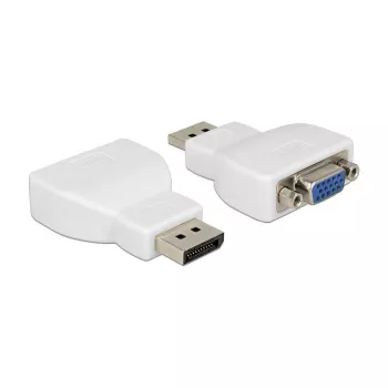 DELOCK Adapter DisplayPort 1.1 Male to VGA Female wit