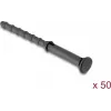 Delock anti-vibratie siliconen ventilatorhouders, 50 stuks, zwart 60984