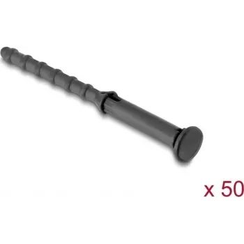 Delock anti-vibratie siliconen ventilatorhouders, 50 stuks, zwart 60984