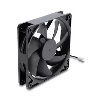 Delock axiale ventilator 48 V DC 120 x 120 x 25 mm 2-pins stekker zwart