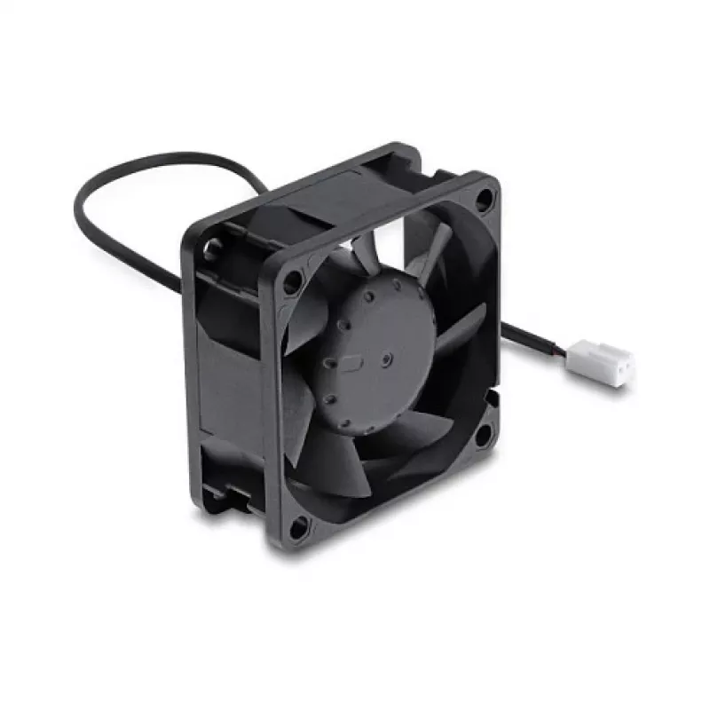 Delock axiale ventilator 48V DC 60x60x25mm met 2-pins stekker zwart