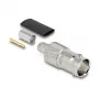 DELOCK BNC bus krimkabelverbinder voor RG-59 met krimpkous