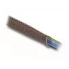 Delock kabelmanagementslang, 12 mm, gevlochten, knaagdierbestendig, rekbaar, 5 m, bruin