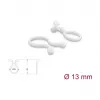 Delock Cable Twister 13 mm Transparant, 100 stuks