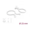 Delock kabel-spiraalslang Ø 23 mm transparant, 100 stuks