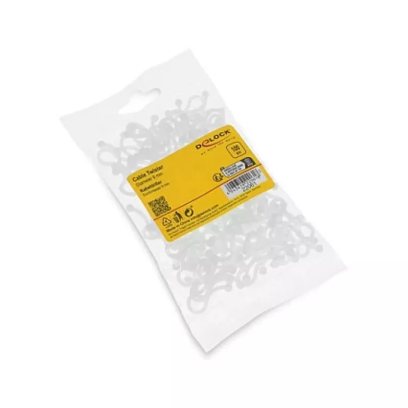 Delock kabelspiraalslang 8 mm transparant, 100 stuks