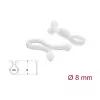 Delock kabelspiraalslang 8 mm transparant, 100 stuks