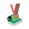 Delock D-Sub 9 bus naar 6-pin klemmenblok adapter met kartelschroeven en drukknop 66556