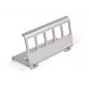 Delock DIN-dinrail montagebeugel voor 5 modulaire inzetstukken, grijs 88141