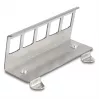 Delock DIN-dinrail montagebeugel voor 5 modulaire inzetstukken, grijs 88141