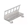 Delock DIN-dinrail montagebeugel voor 5 modulaire inzetstukken, grijs 88141