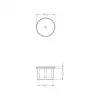 Delock stofkap voor SMA-connector, 10 stuks, transparant 60163