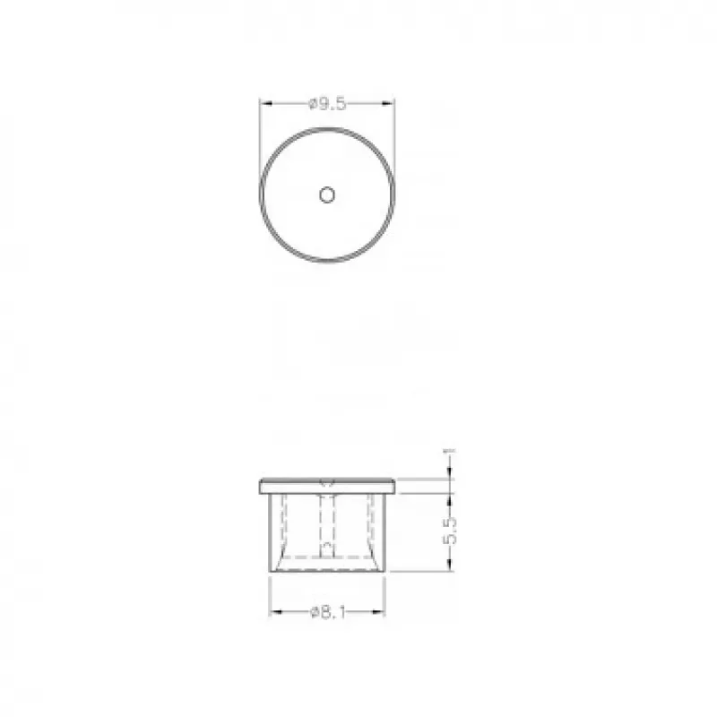 Delock stofkap voor SMA-connector, 10 stuks, transparant 60163