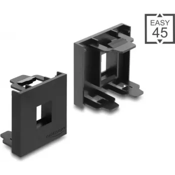 Delock Easy 45 Keystone modulehouder 45 x 45 mm zwart 81669