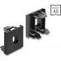Delock Easy 45 Keystone modulehouder 45 x 45 mm zwart 81669