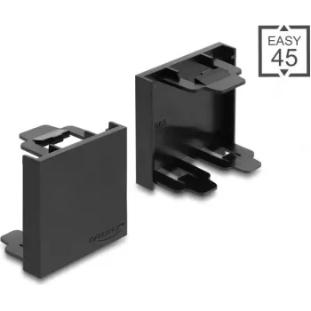 Delock Easy 45 module-blindplaat 45 x 45 mm zwart (81670)