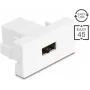 Delock Easy 45 module EASY-USB 2.0 Type-A bus naar EASY-USB Type-A bus wit 90866