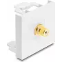 Delock Easy 45 module RCA-bus naar RCA-bus verguld 91819
