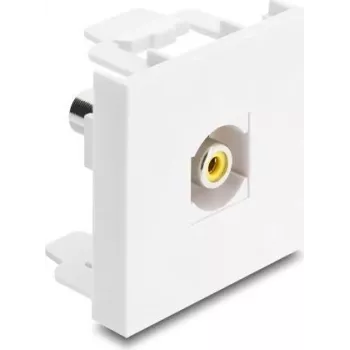 Delock Easy 45 module RCA bus naar RCA bus geel / wit 91814