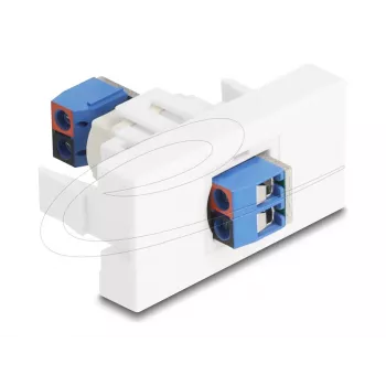 Delock Easy 45 module klemmenblok op wit (90912)